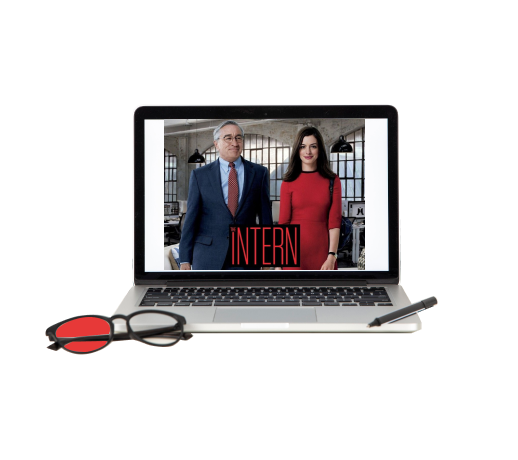 English by the movie The Intern